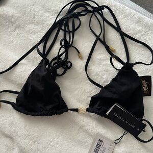 Black Triangle Bikini Top